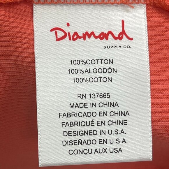 Diamond Supply Company Coral Brilliant Oversized T-Shirt - Size S/M - NWT - Picture 6 of 7